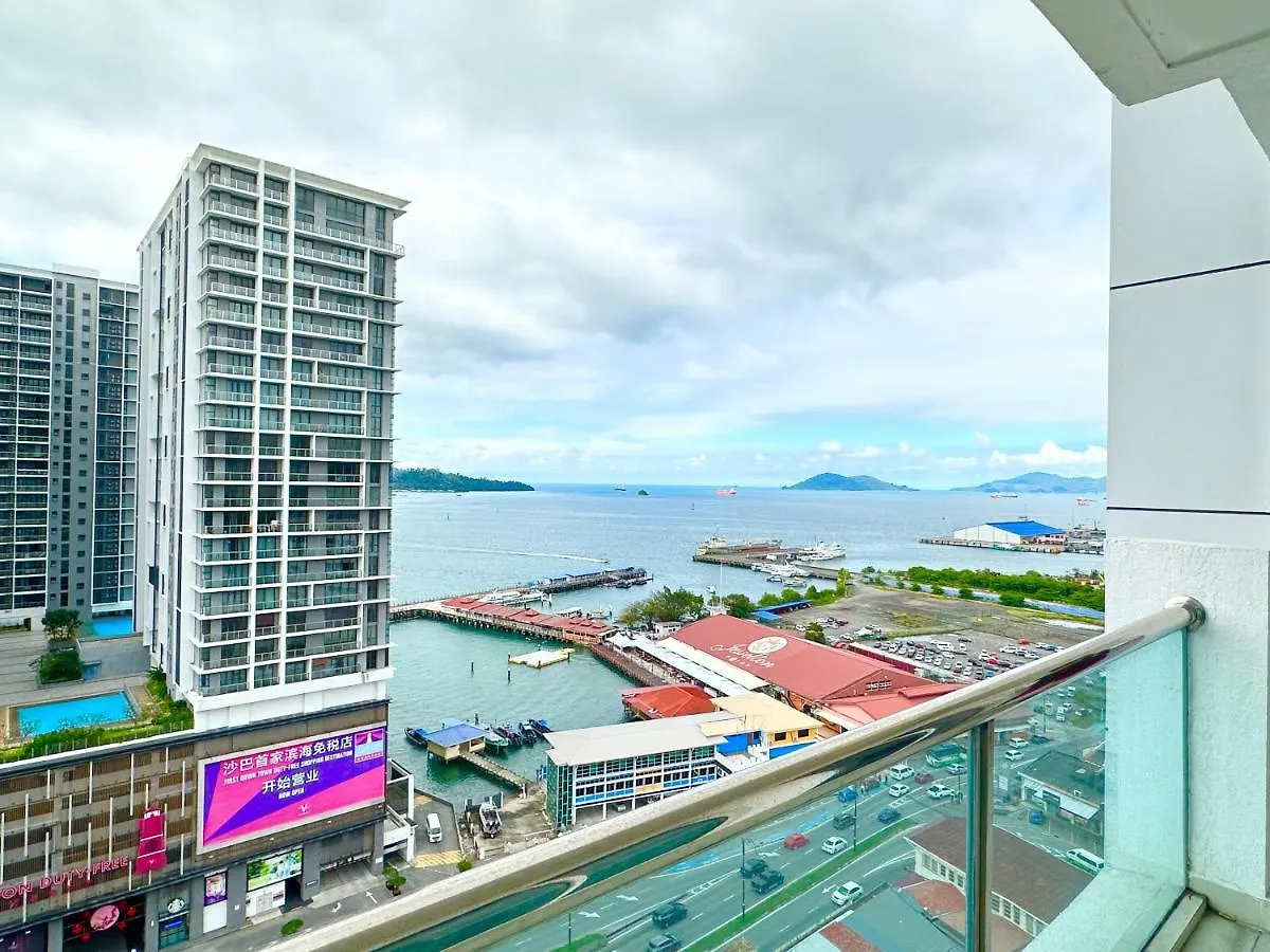M Centro City Centre @ Gaya Street By Sunset Seaview Vacation Condos Kota Kinabalu Apartment