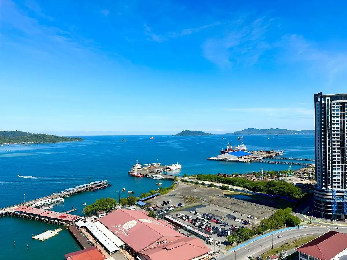 Apartment M Centro City Centre @ Gaya Street By Sunset Seaview Vacation Condos Kota Kinabalu Malaysia